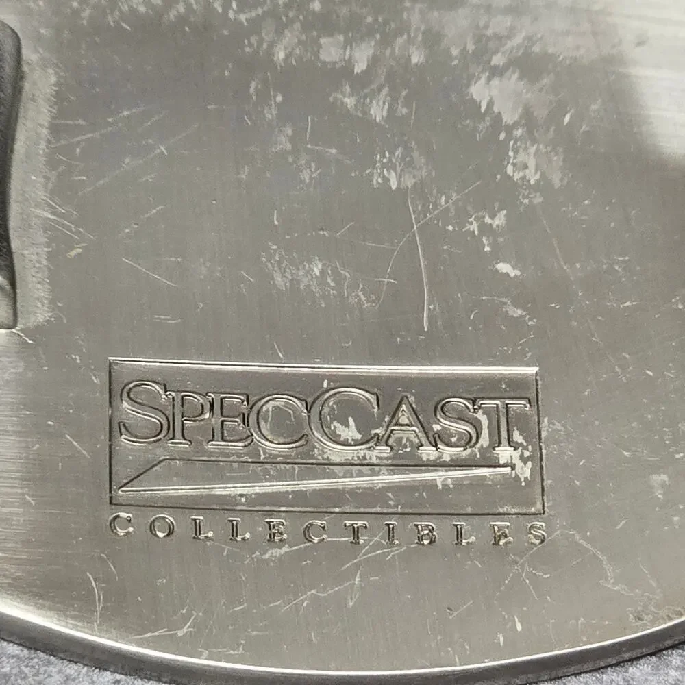Spec Cast Collectibles Silver Oliver Hart Parr Western Style Belt Buckle w. Logo